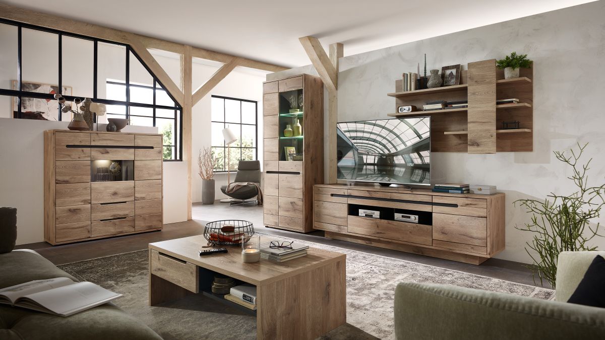 Highboard Bellano Oak Nature