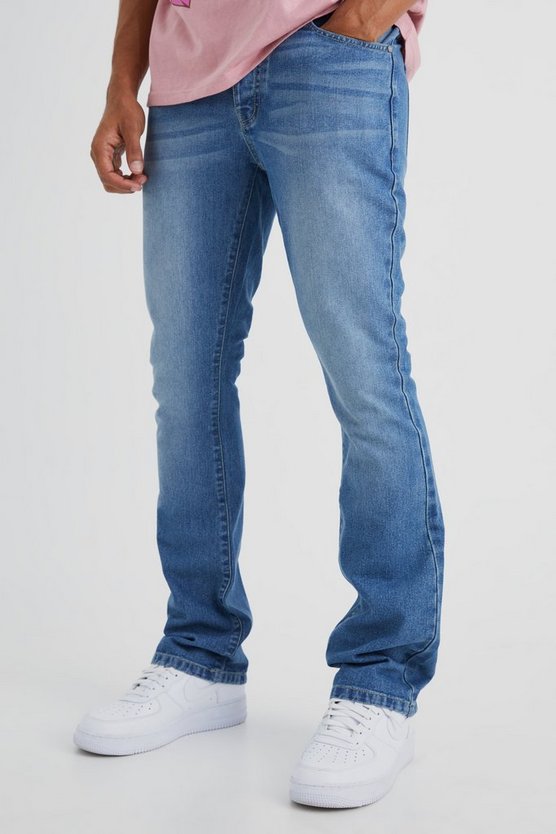 Slim-Fit Schlagjeans