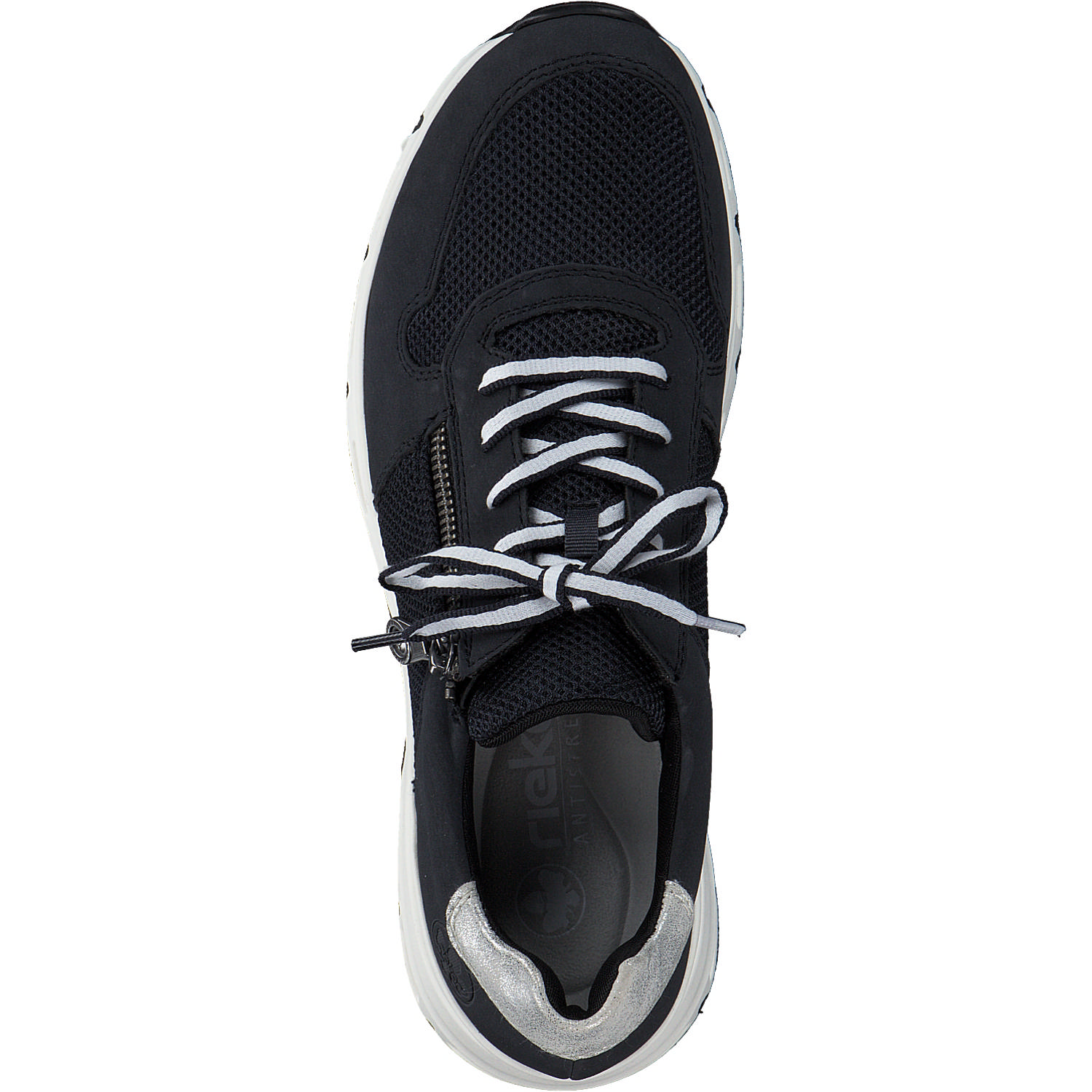 Rieker 48135, Schnürschuhe, Damen, Schwarz