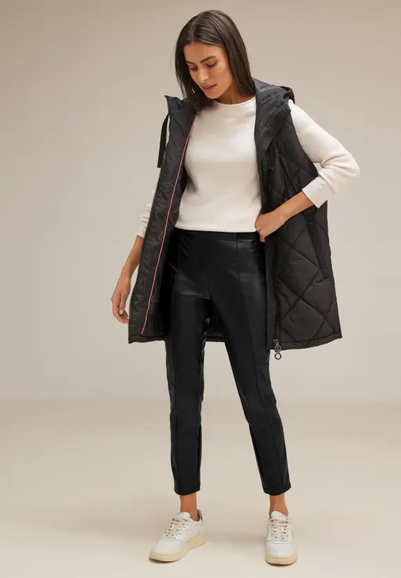 Street One Skinny Fit Hose in PU-Optik