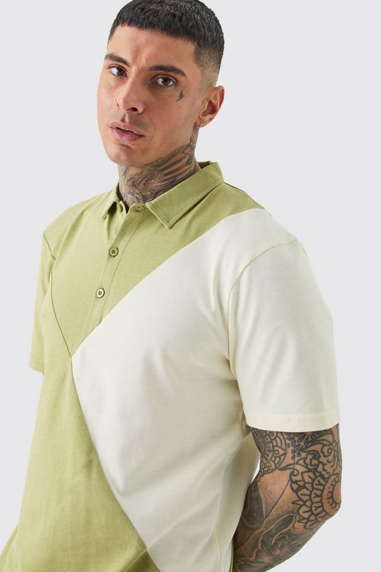 Tall Colorblock Poloshirt