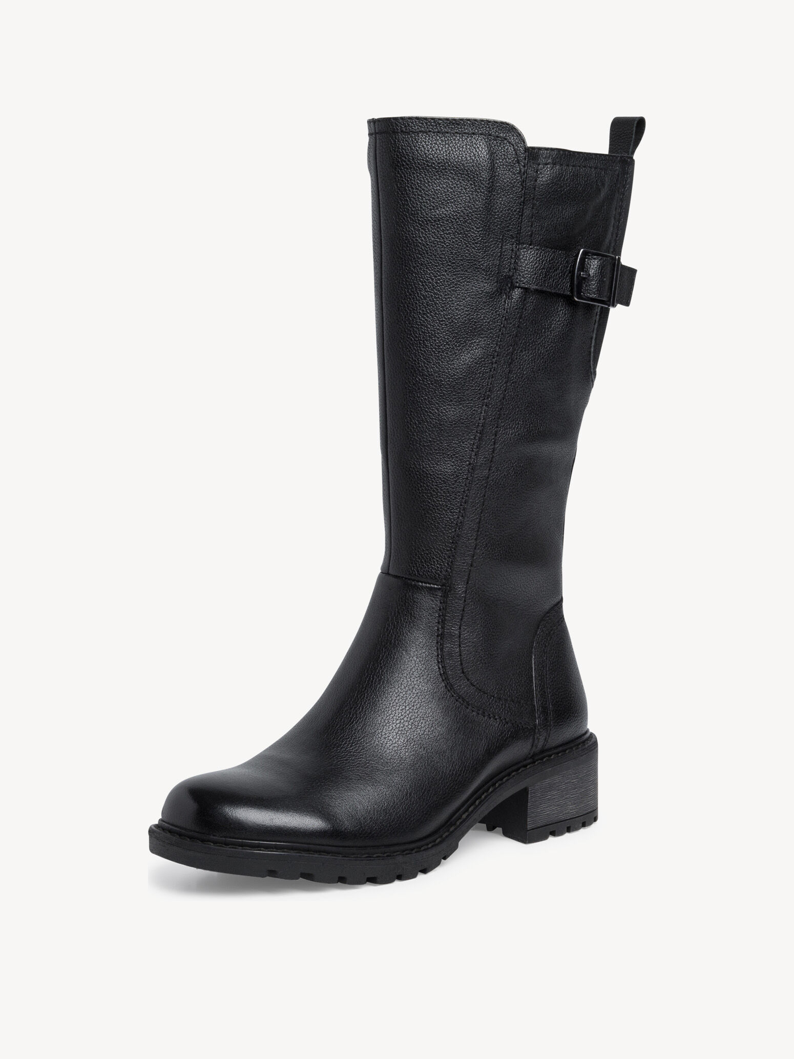 Bottes en cuir - noir