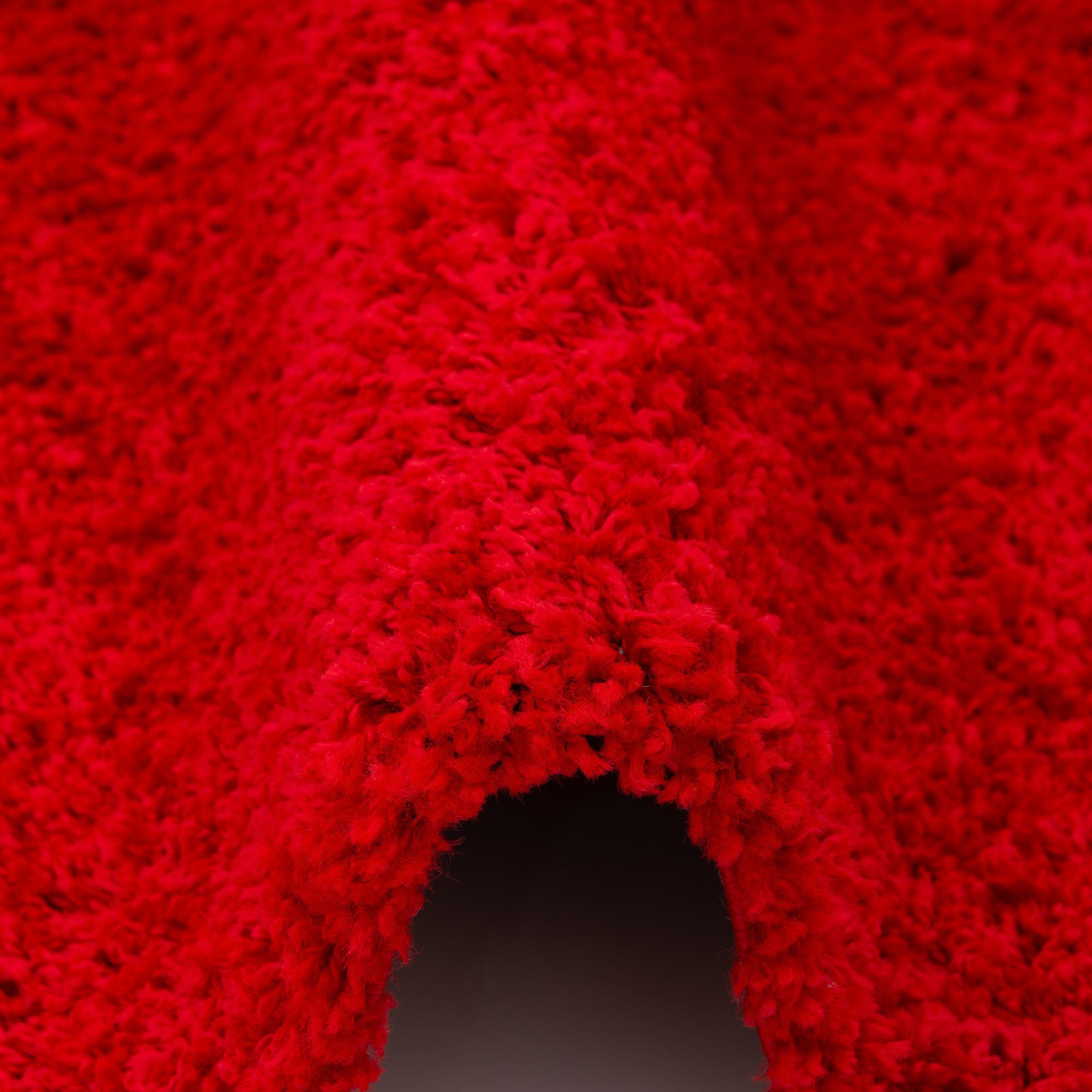 Hochflor-Teppich Hochflor Langflor Shaggy Teppich Fluffy Rund, Pergamon, Rund, Höhe: 35 mm