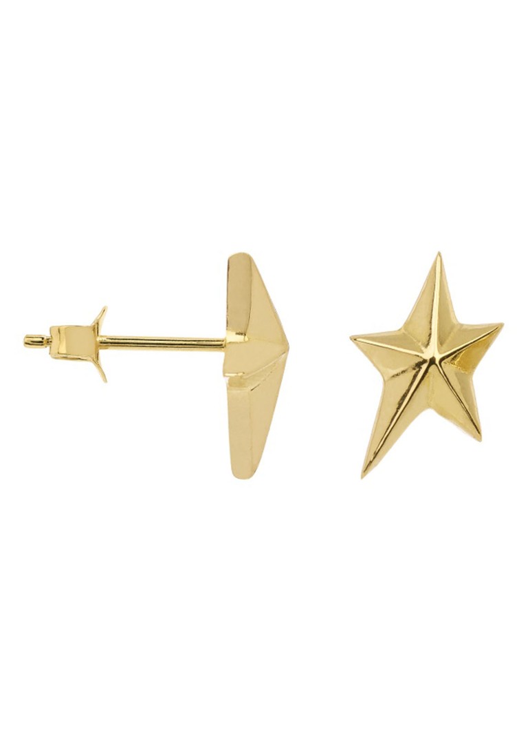 Anna + Nina Lonely Star single stud earring gold plated