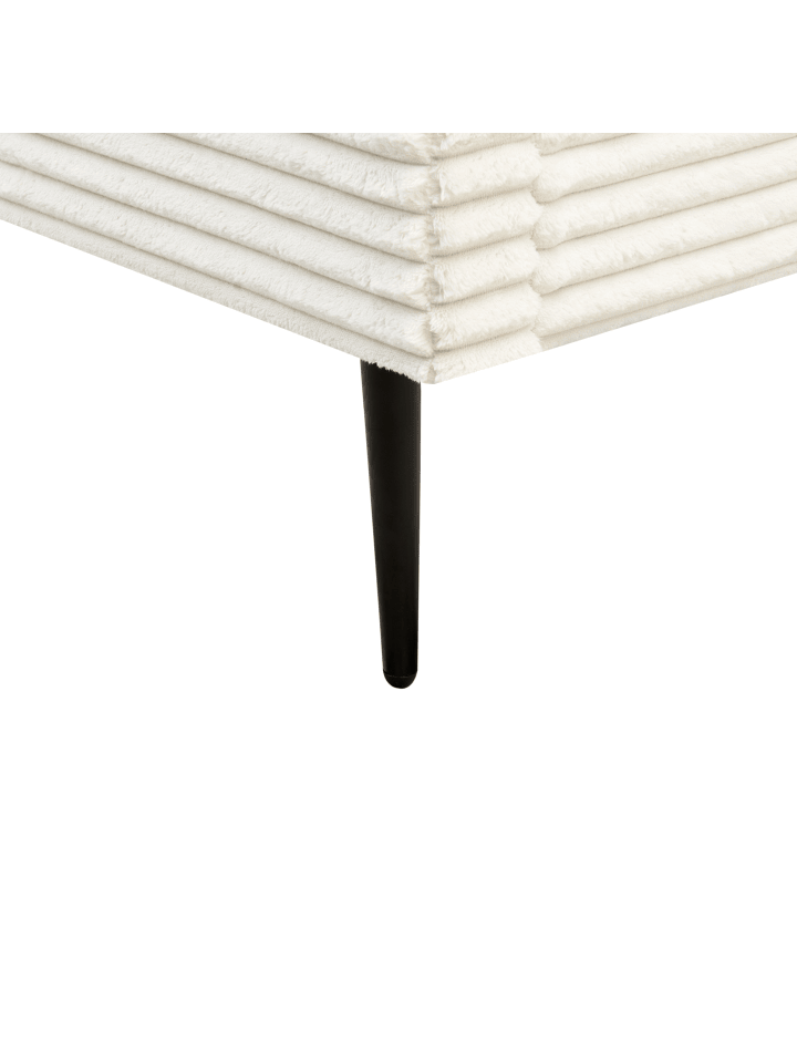 Beliani Doppelbett FLAYAT in Weiß/Schwarz - (W) 193 x (H) 109 x (L) 215 cm günstig kaufen onesize