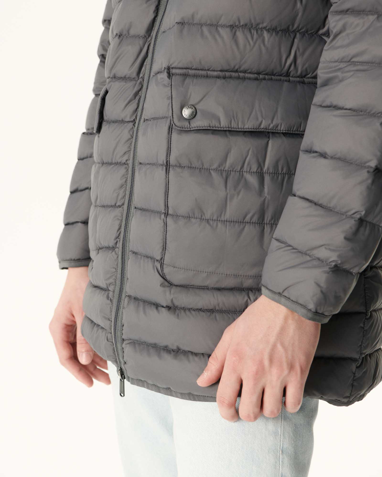 Doudoune longue Anthracite Luc