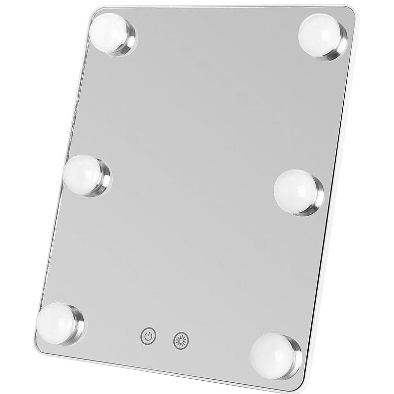 Essentii Sminkespeil 30,5x25,5x7 cm m/LED-lys
