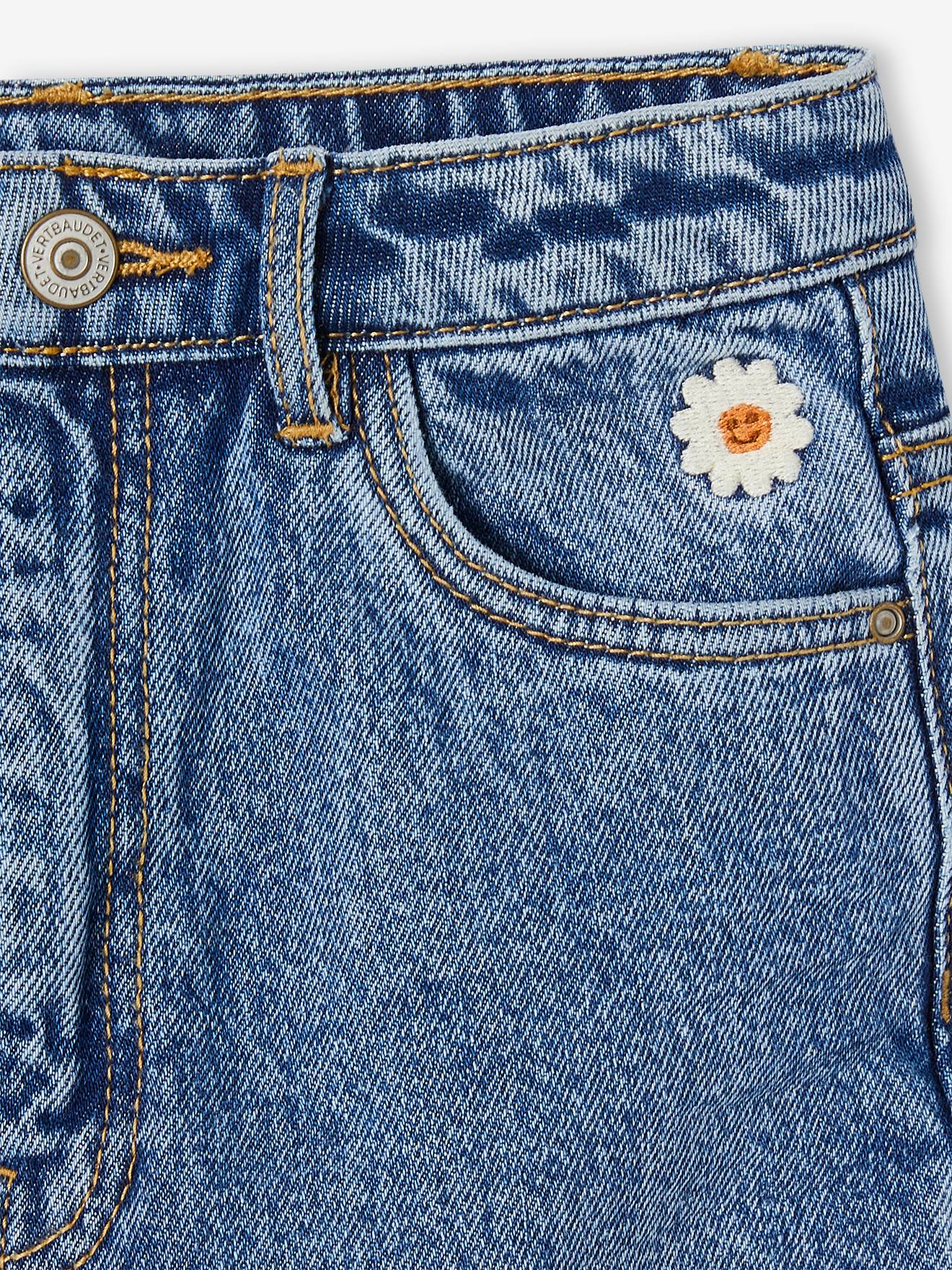 Jean loose boyfriend fille. stone