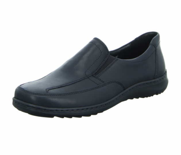 WALDLÄUFER Komfort Slipper schwarz