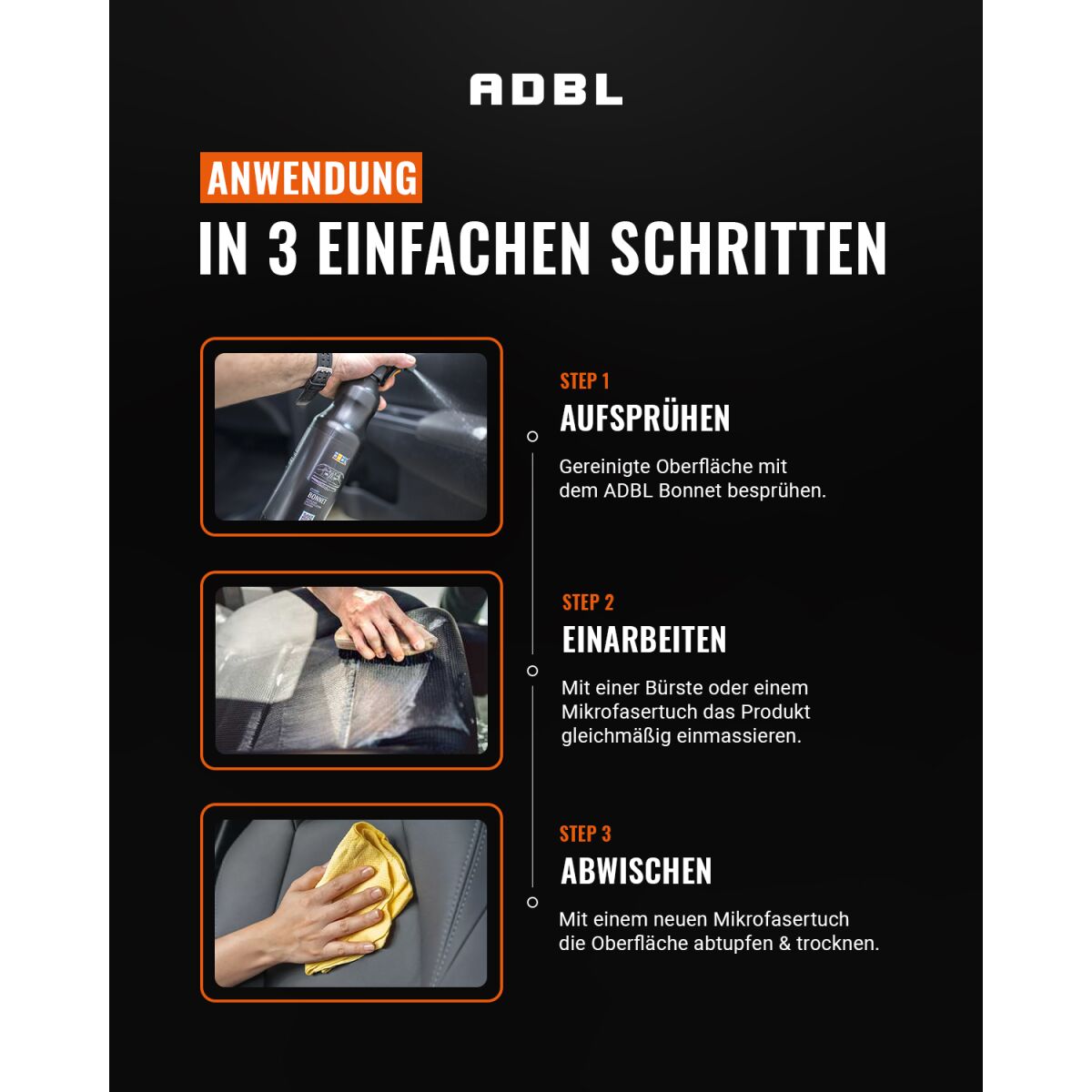 ADBL Bonnet Textil- und Polsterreiniger 10L