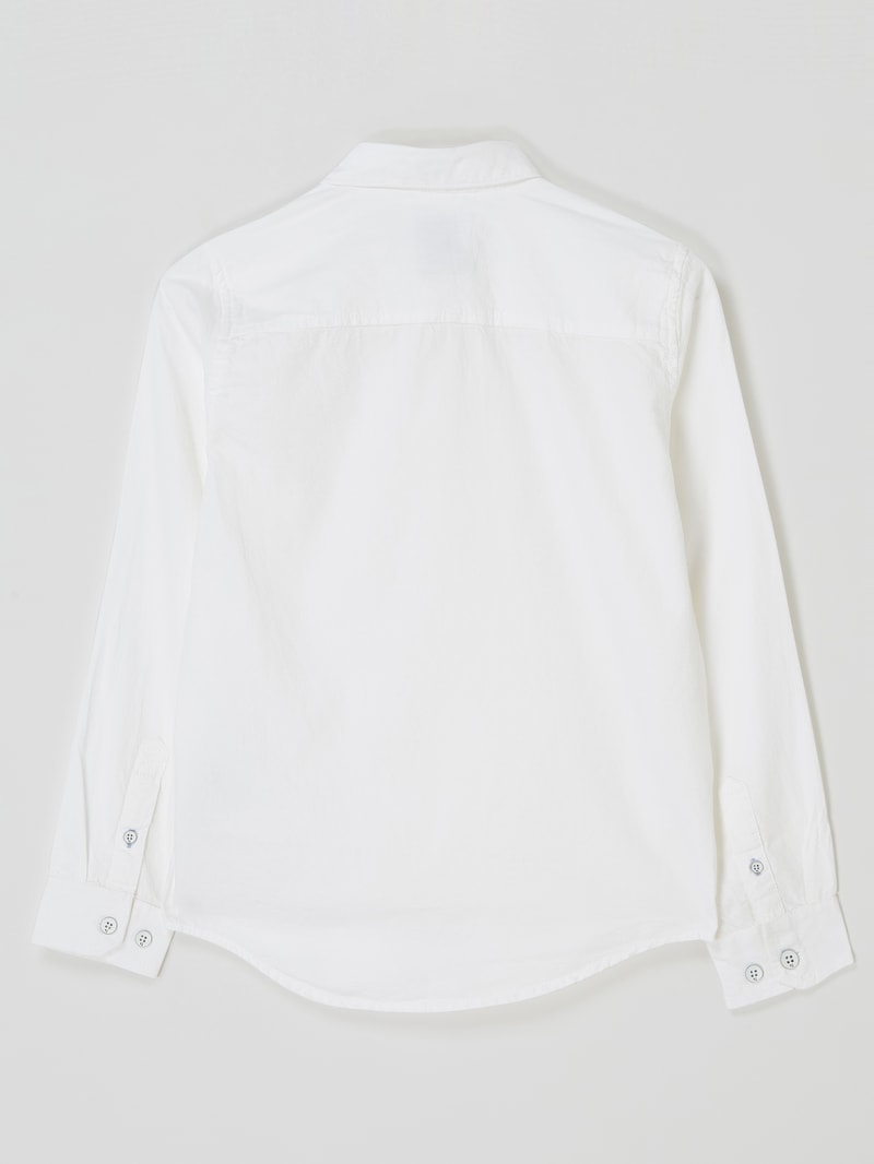 Hemd aus Baumwolle in offwhite