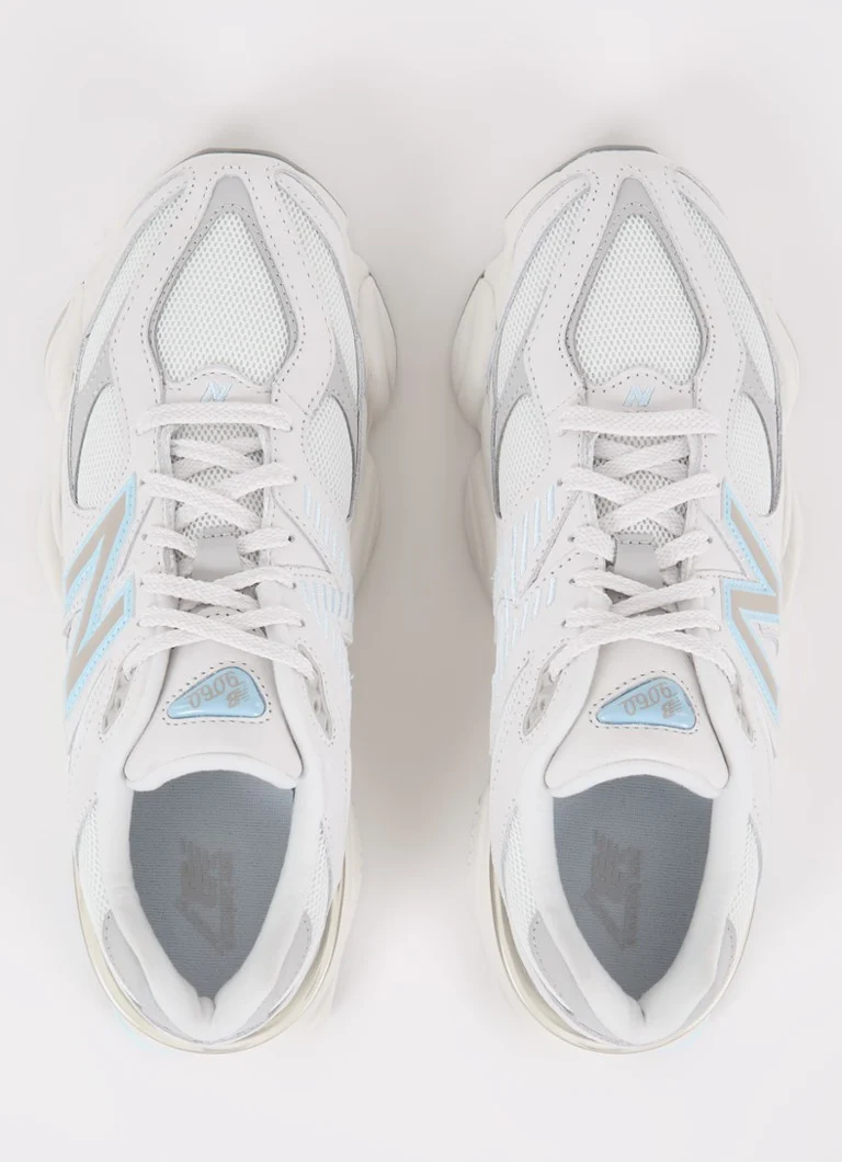 Teniși New Balance 9060 cu detalii din piele întoarsă
