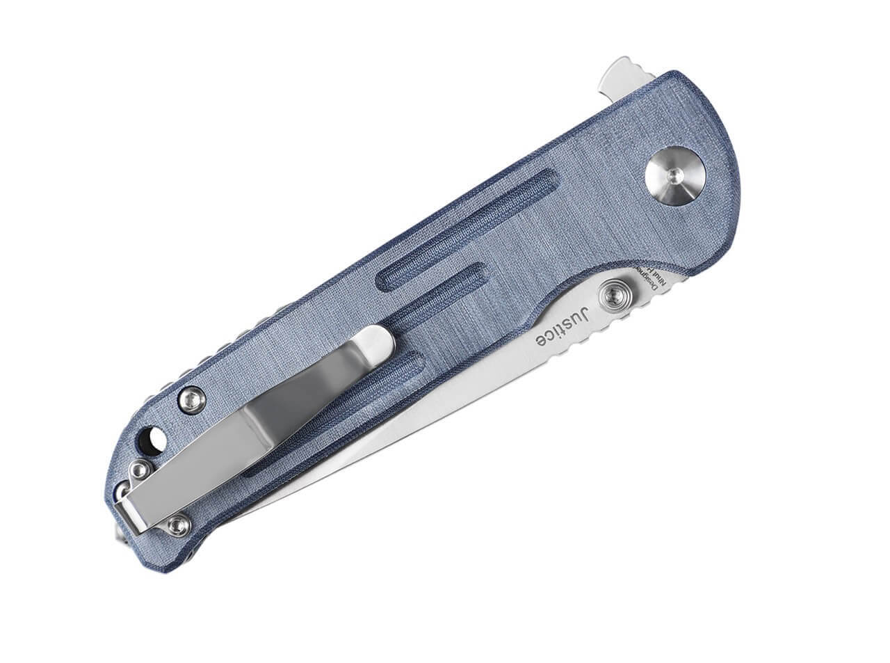 Justice Micarta Blue
