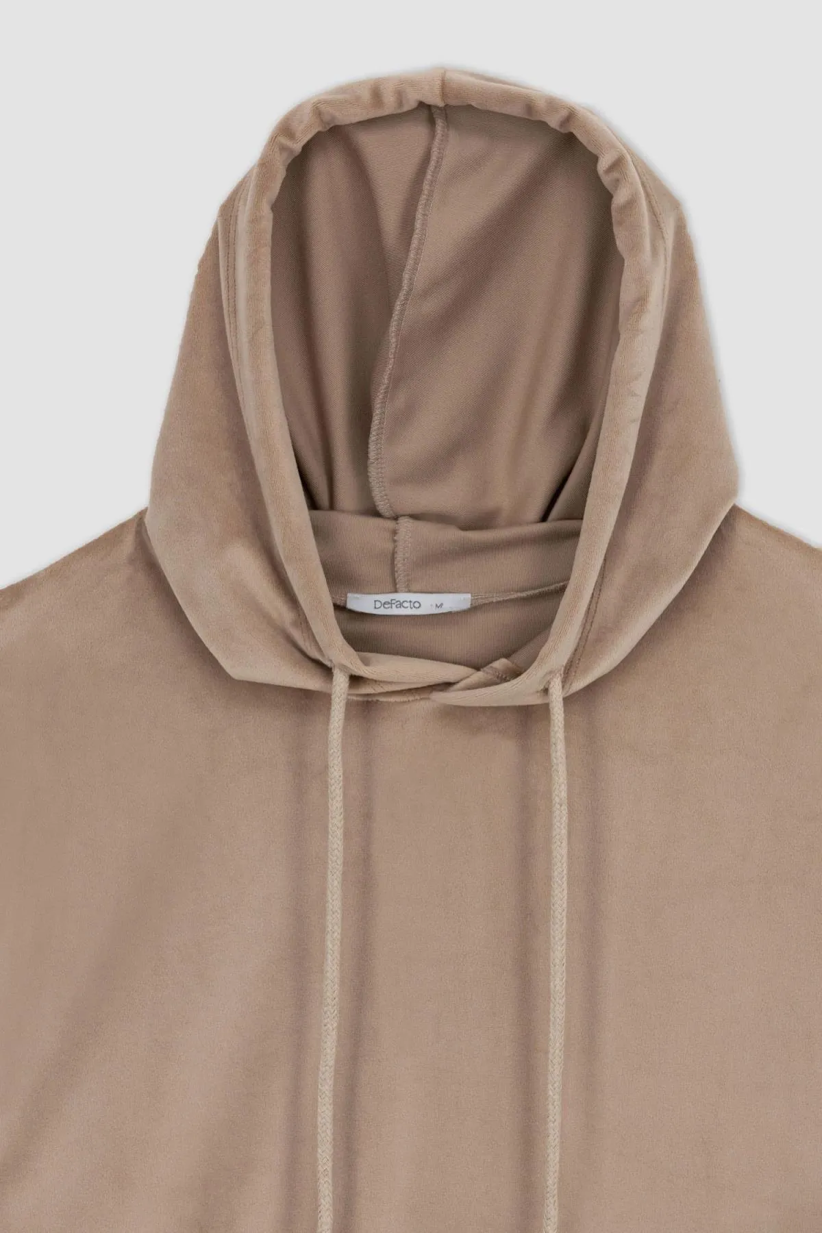 DeFacto  Umstands-Sweatshirt aus Samt mit Kapuzenärmeln und Schwungrad Z6871az22wn