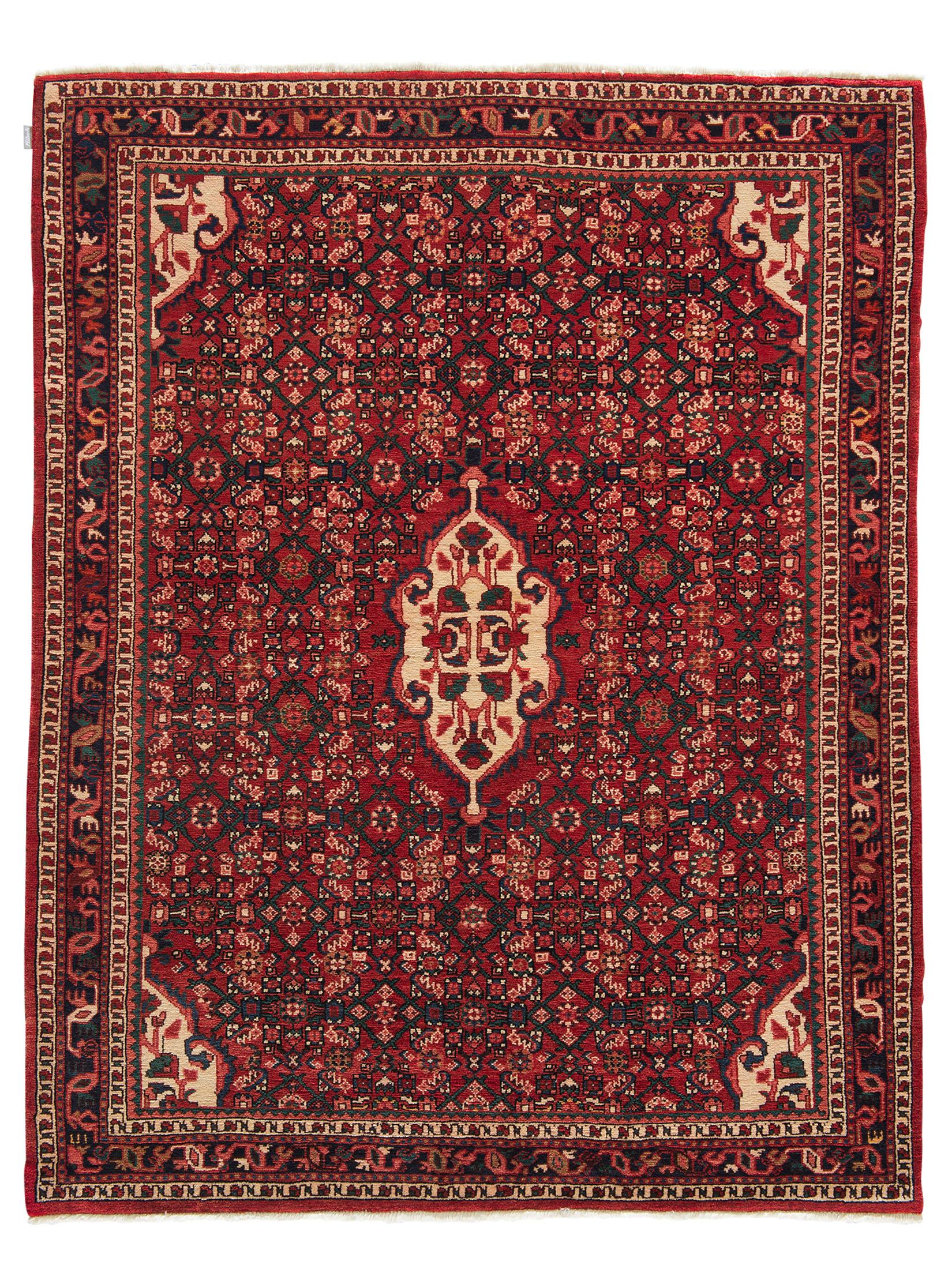 Hosseinabad Hamadan ca. 157 x 200 cm, Unikat / Einzelstück