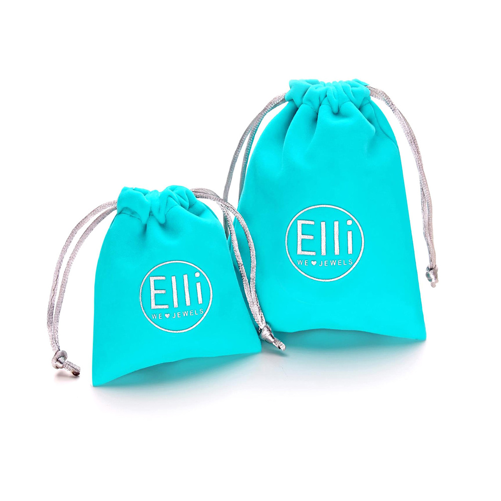 Elli Elli Bague Baguette Coupée Élégante avec Cristaux de Zircone Bague Femme - (925/1 Bague