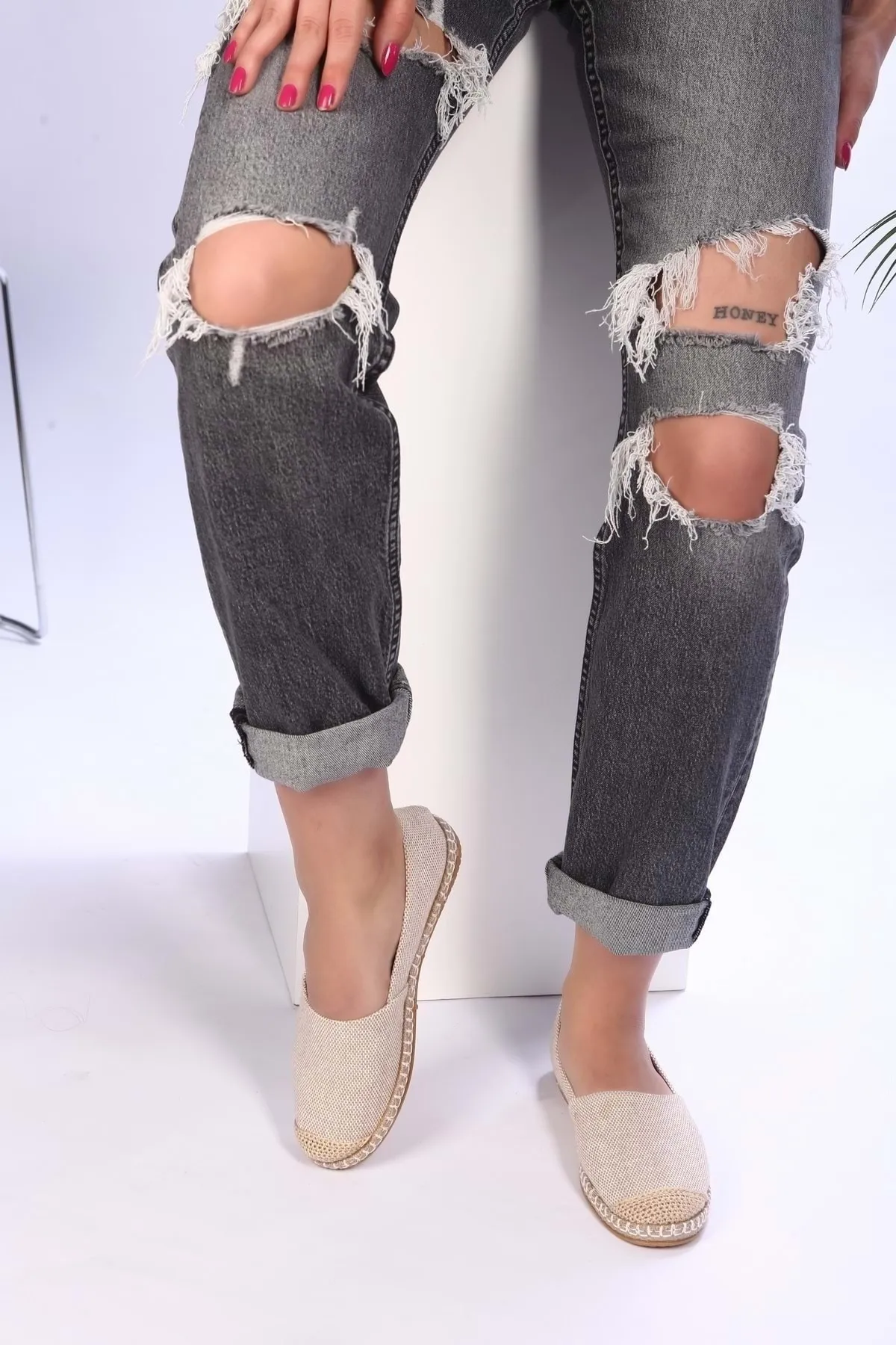 Shoeberry  Lurica Ten Leinen-Espadrille für Damen