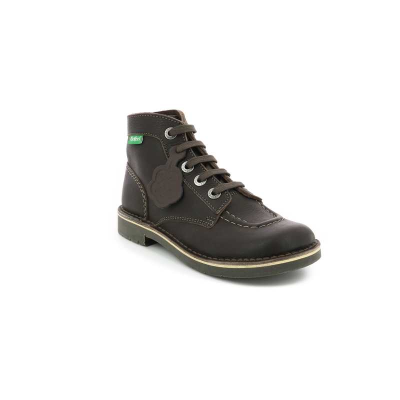 Bottillons cuir Kick Col