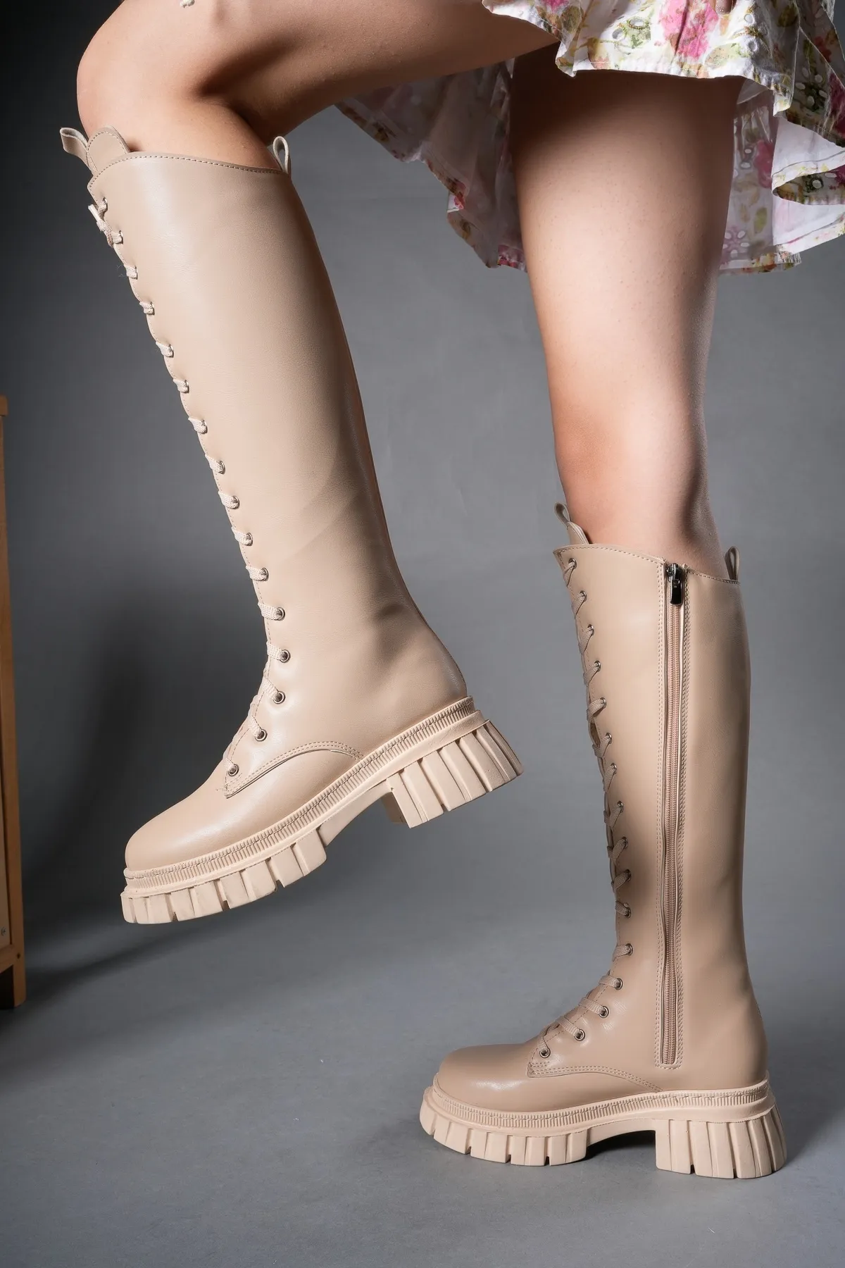 Riccon  Ringneth Damenstiefel 00121401 Nude Skin
