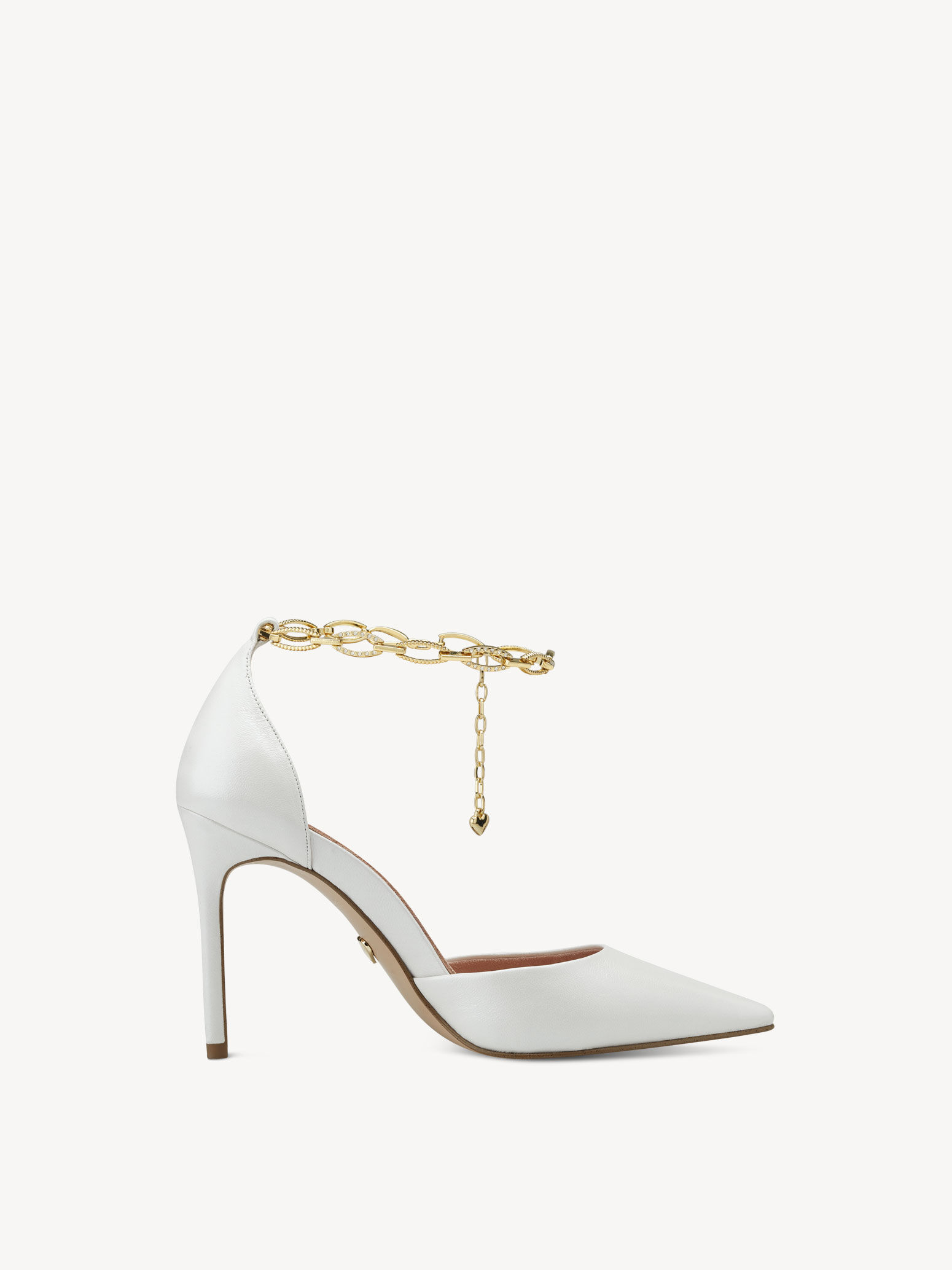 Escarpin en cuir - blanc