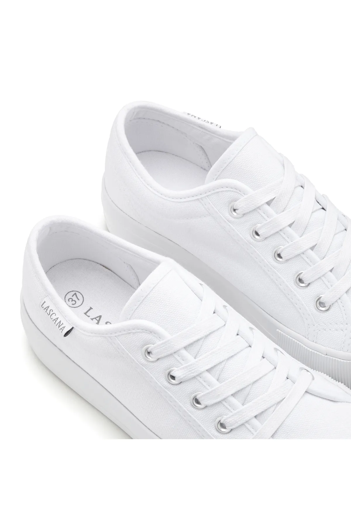 LASCANA  Sneaker - Weiß - Plateau Absatz