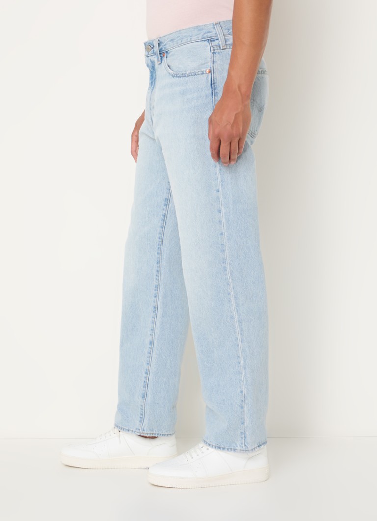 „Levi's 568“ tiesaus kirpimo džinsai su lengvu skalbimu