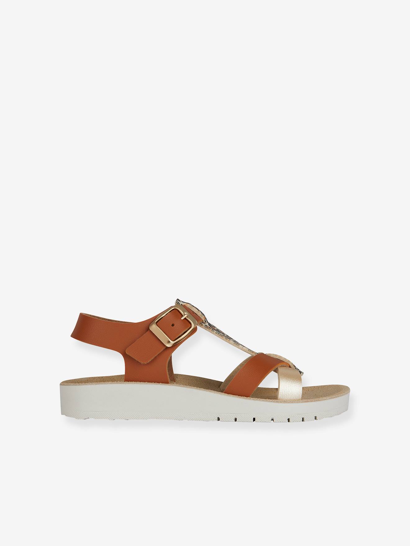 Geox Mädchen Sandalen J45EA Costarei Girl GEOX - braun