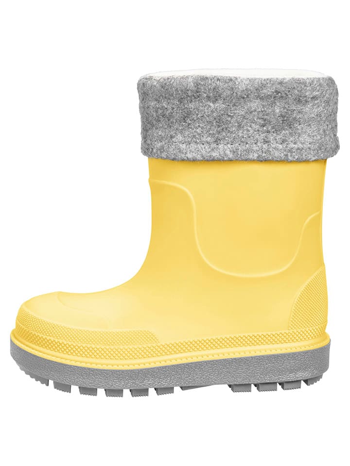 Playshoes Gummistiefel in Grau/ Gelb günstig kaufen