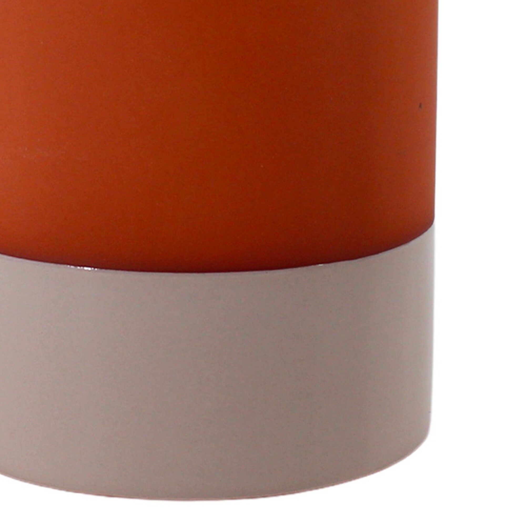 Vase cylindrique en céramique, bicolore