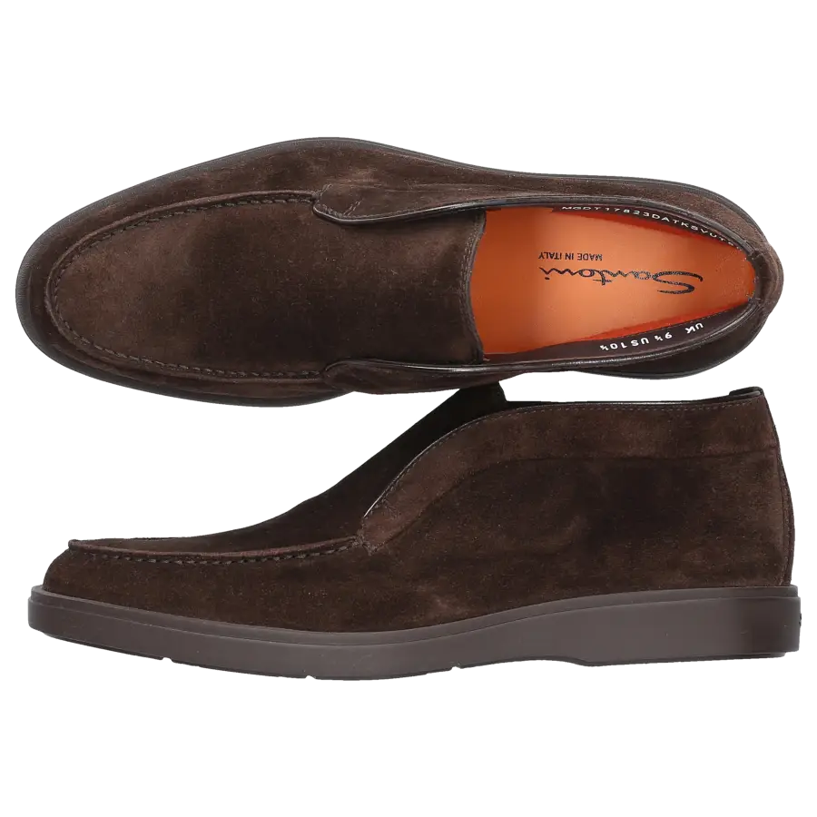 Santoni - Stiefeletten DESERT BOOT Veloursleder - braun