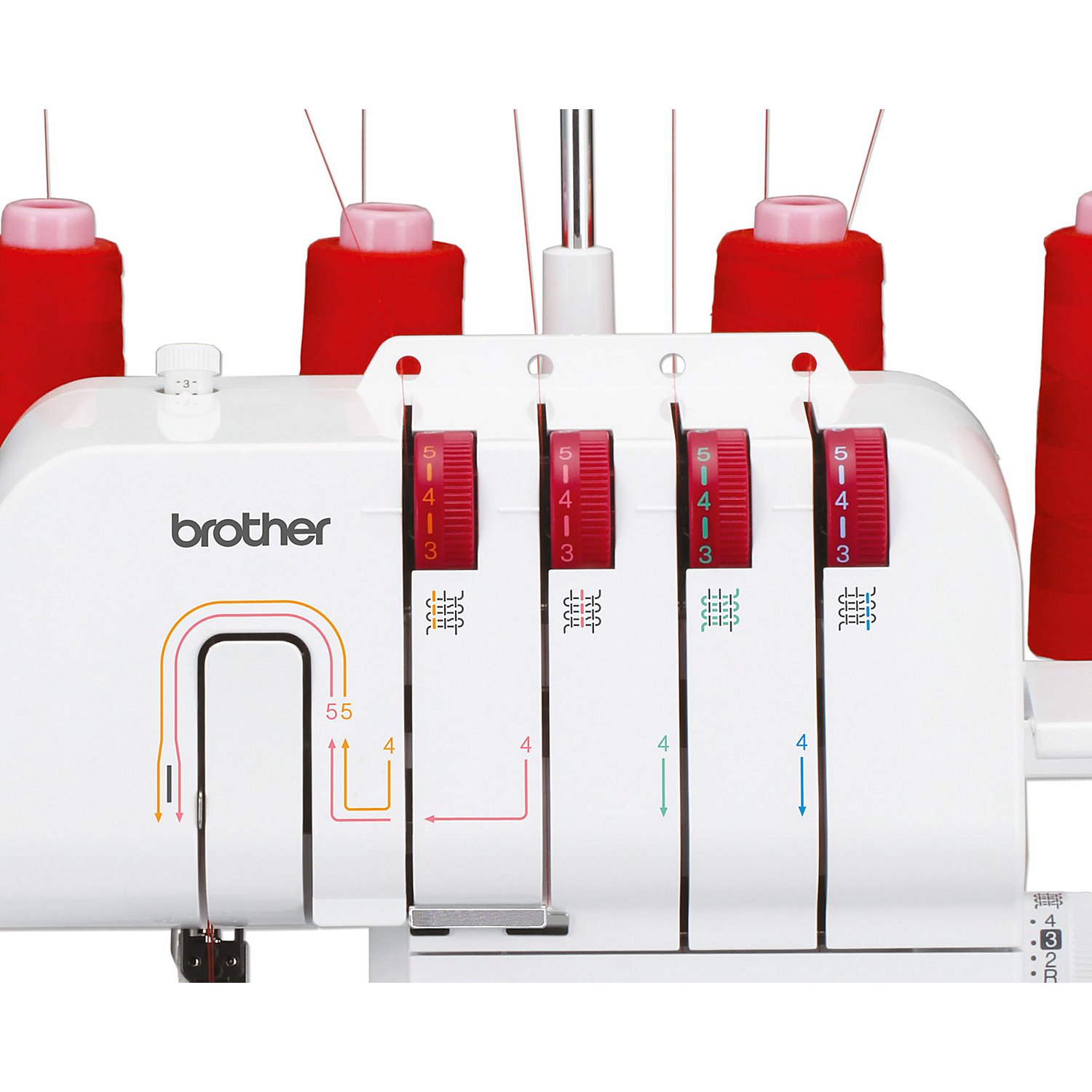 brother Overlock Maschine M343D