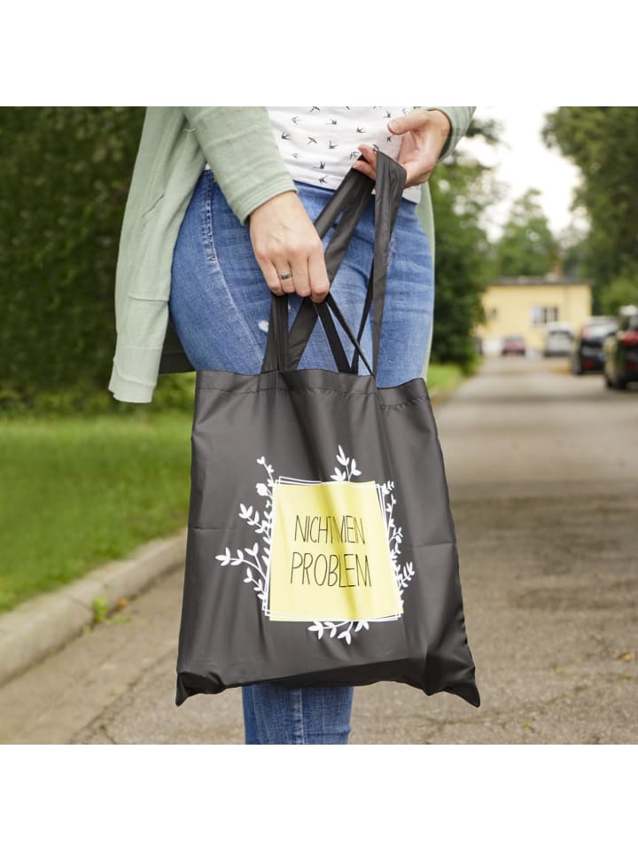 Geda Labels Tasche Nicht mein Problem in Schwarz - 40x40 günstig kaufen onesize