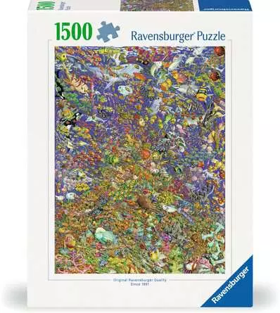 Puzzle 1500 Teile - Viele bunte Fische