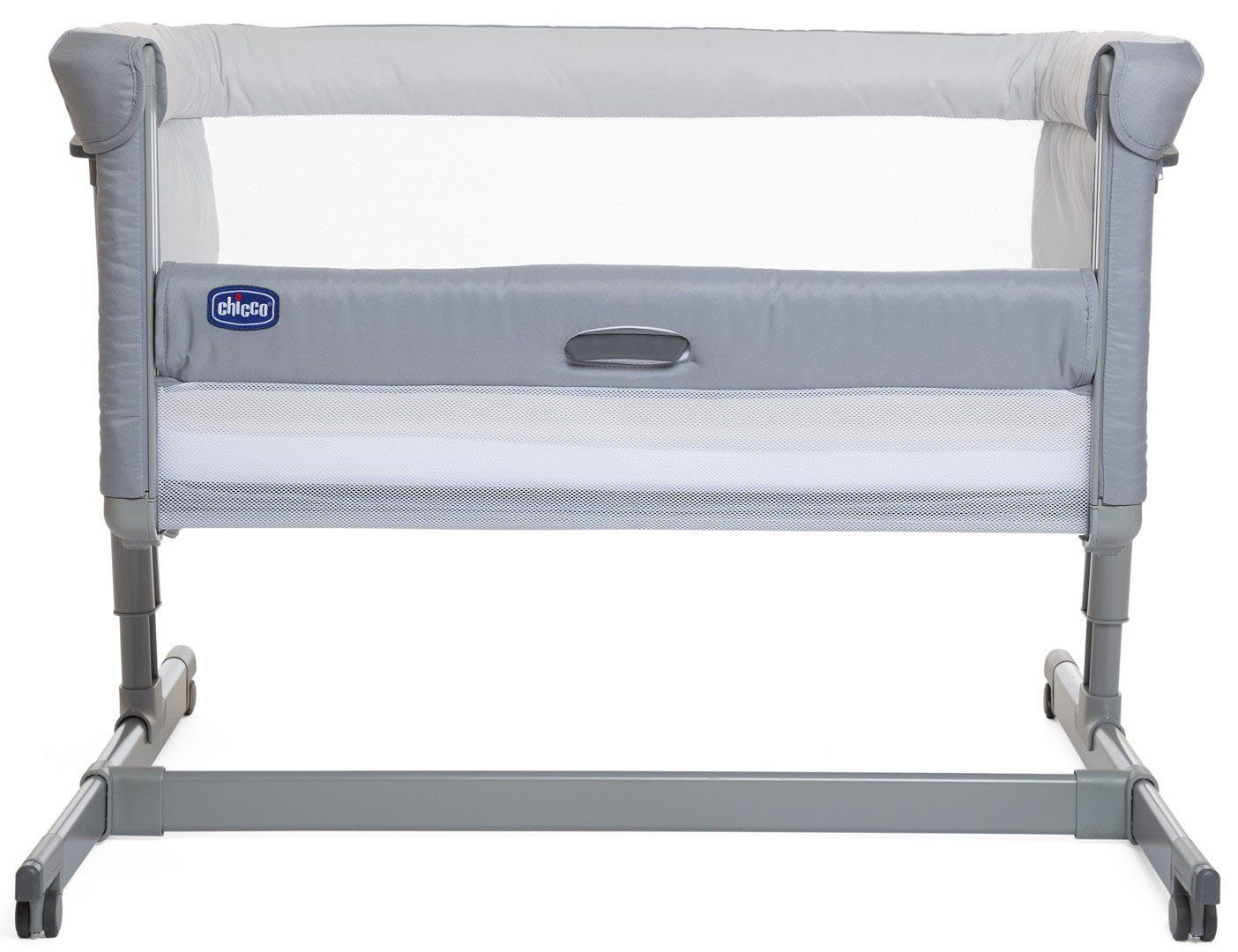 Chicco Beistellbett Next2Me Dream Evo, Grey, Bezug teilweise aus recyceltem Material