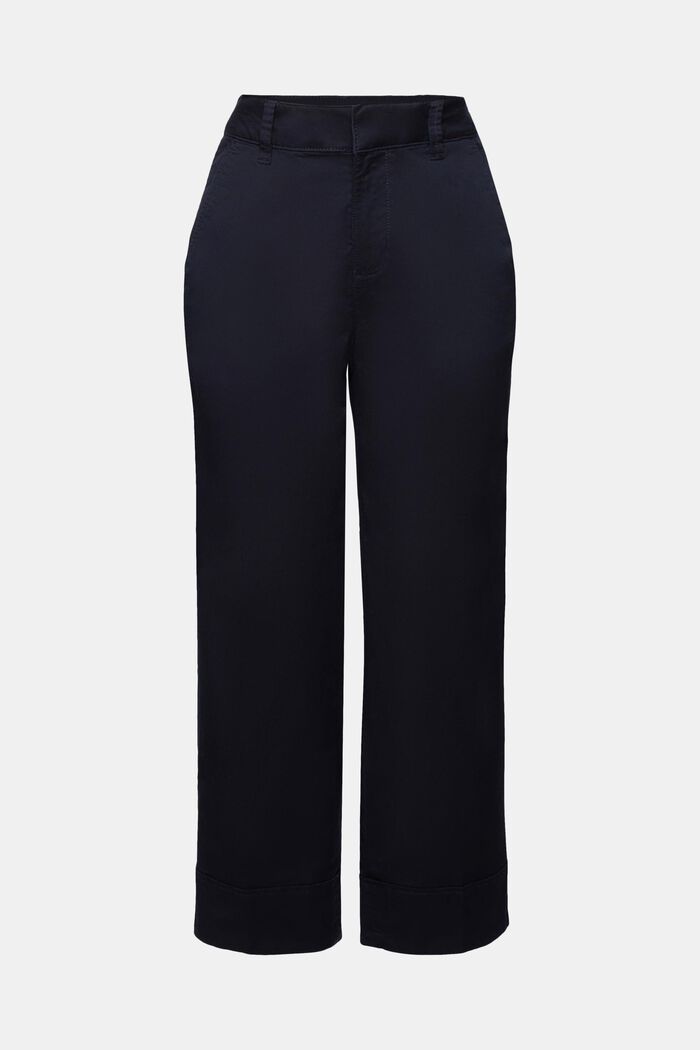 High-Rise-Chino mit geradem Bein