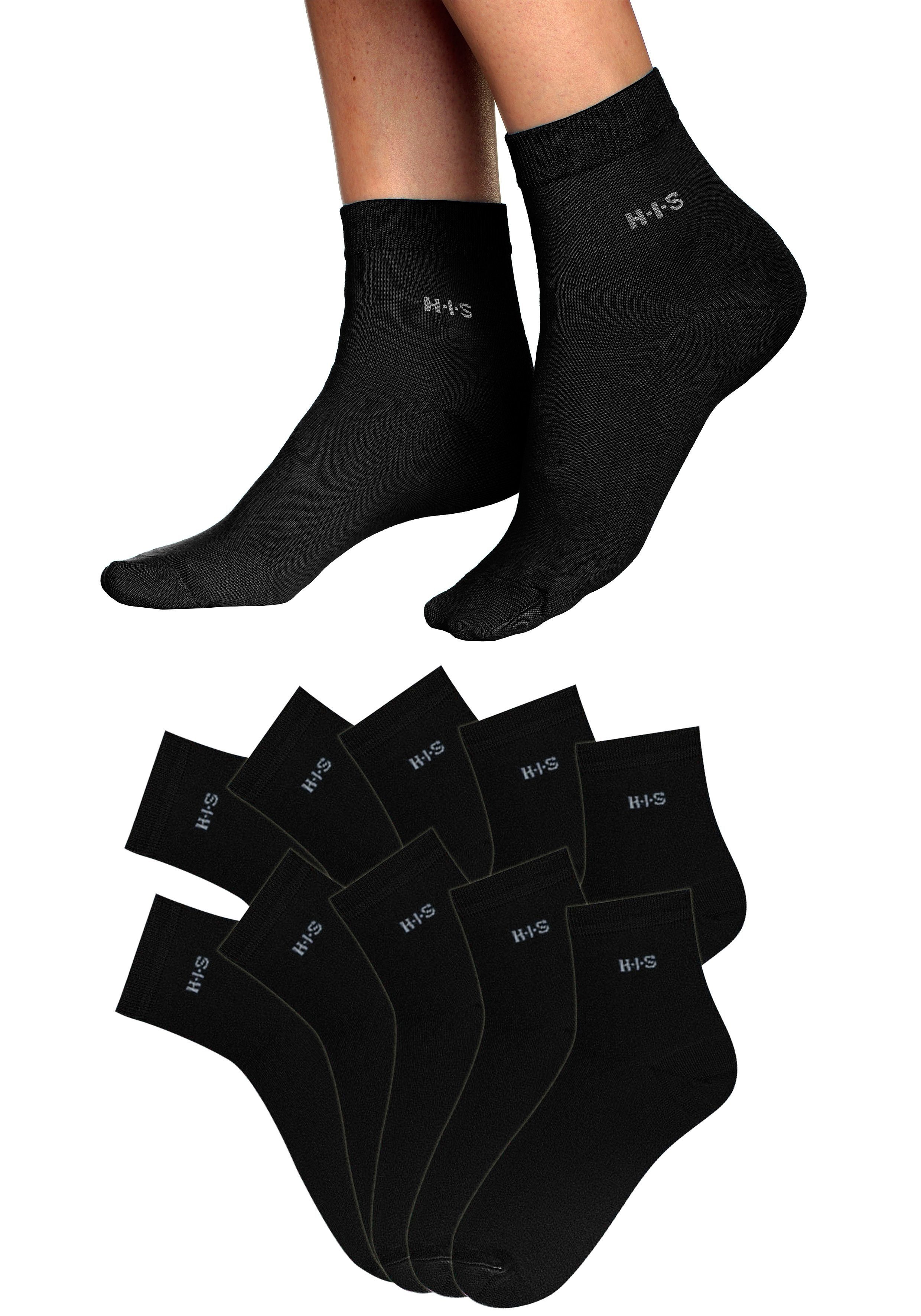 H.I.S Kurzsocken (Set, 10-Paar) aus leichter atmungsaktiver Qualität