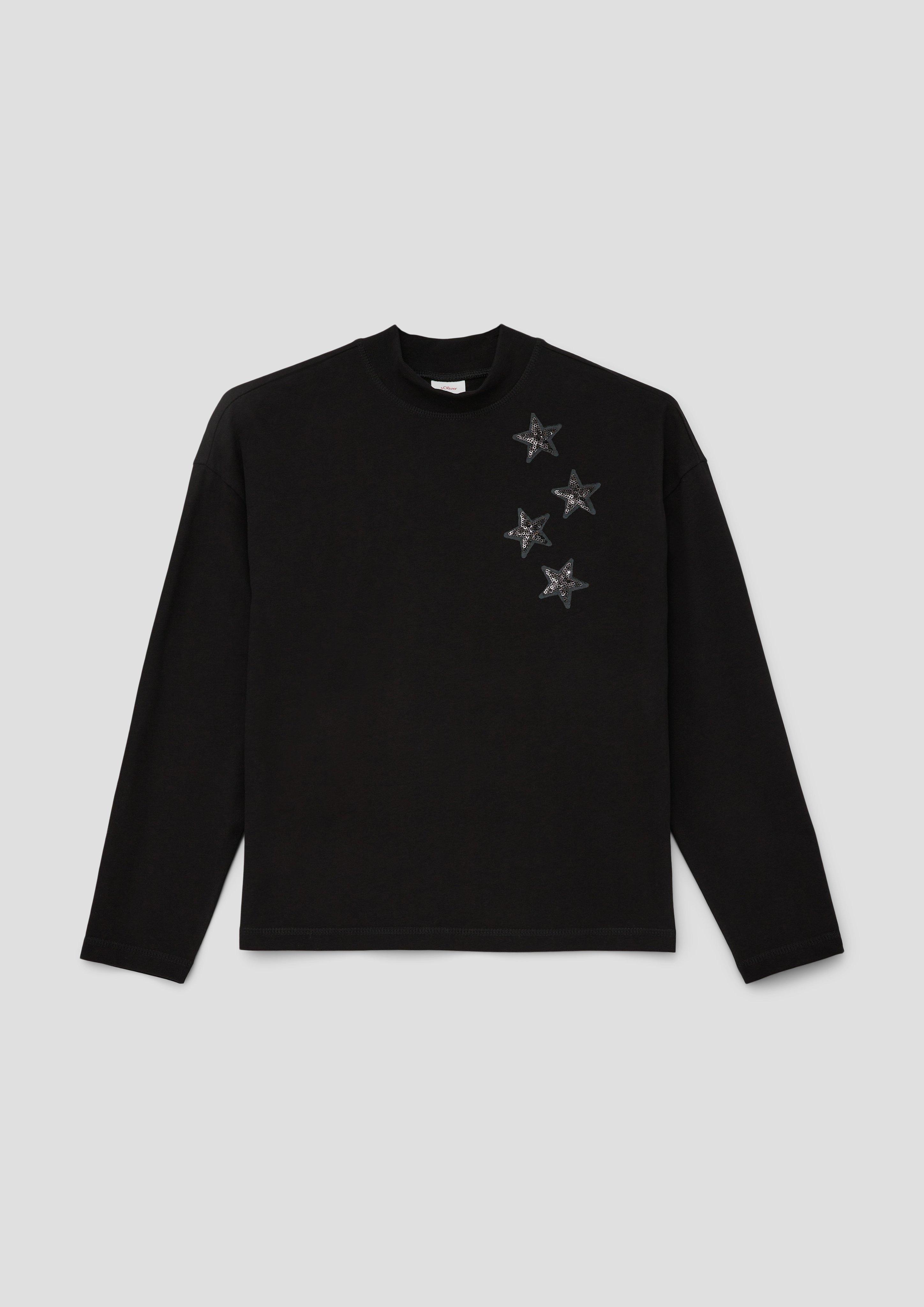 Longsleeve mit Pailletten-Details  2137285-9999