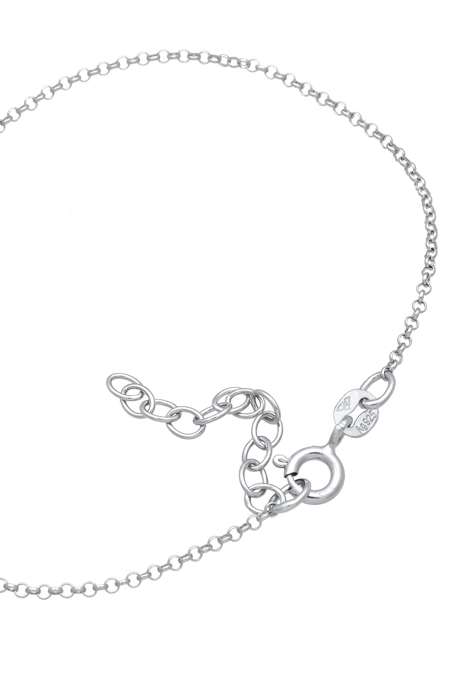 Cadena de mano con símbolo de infinito para mujer de Elli, en plata de ley 925 chapada en oro.
