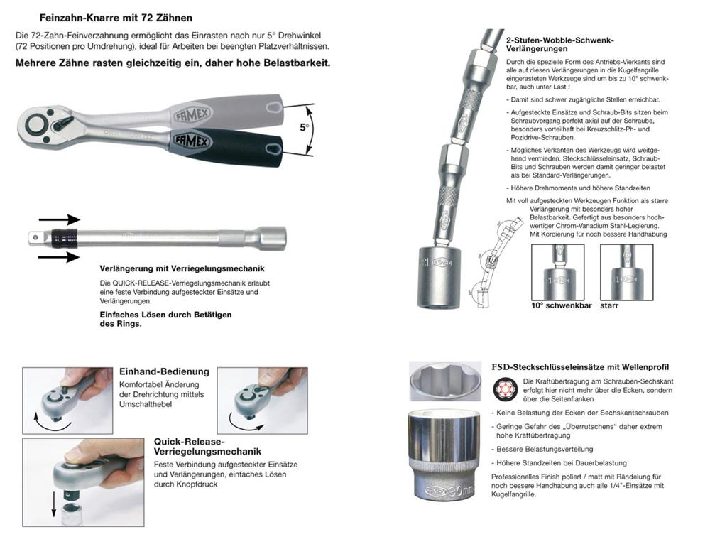 FAMEX Alu Werkzeugkoffer Set 420-21
