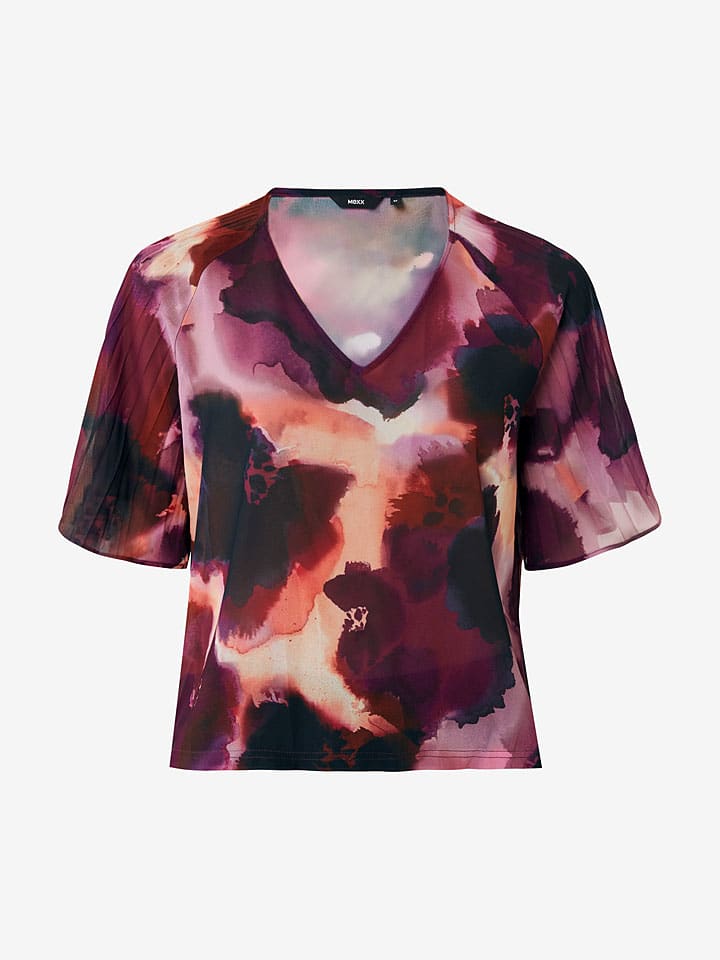 Mexx Bluse in Aubergine/ Rosa günstig kaufen