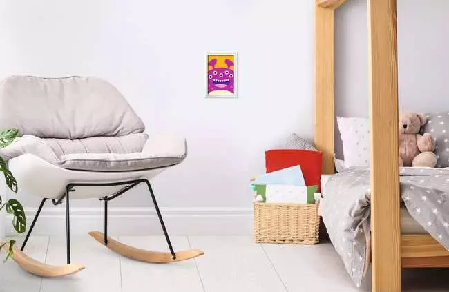 CreArt Lila Monster - Malen nach Zahlen für Kinder ab 7 Jahren