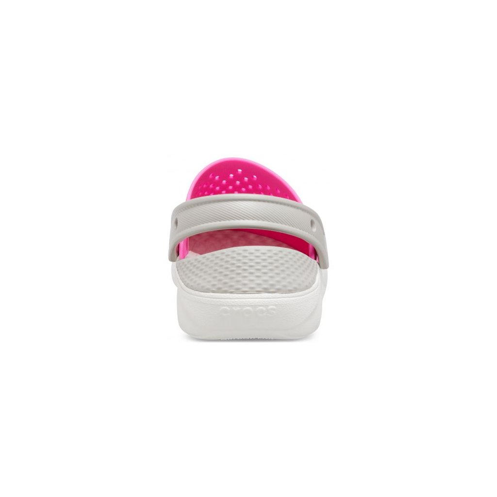 Crocs LiteRide Clog Electric Pink / White AD Pantoffeln