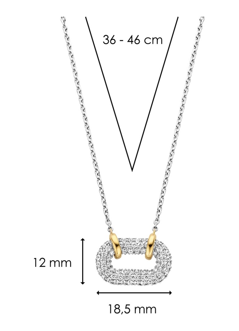 TI SENTO - Milano Silver Necklace 34010ZY