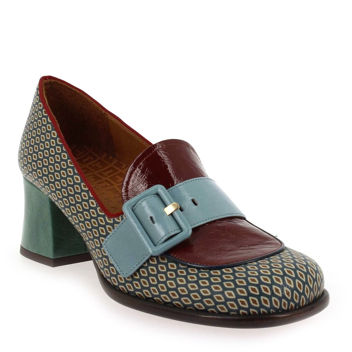 Chie Mihara  MEISIN 43  - Vert Bordeaux