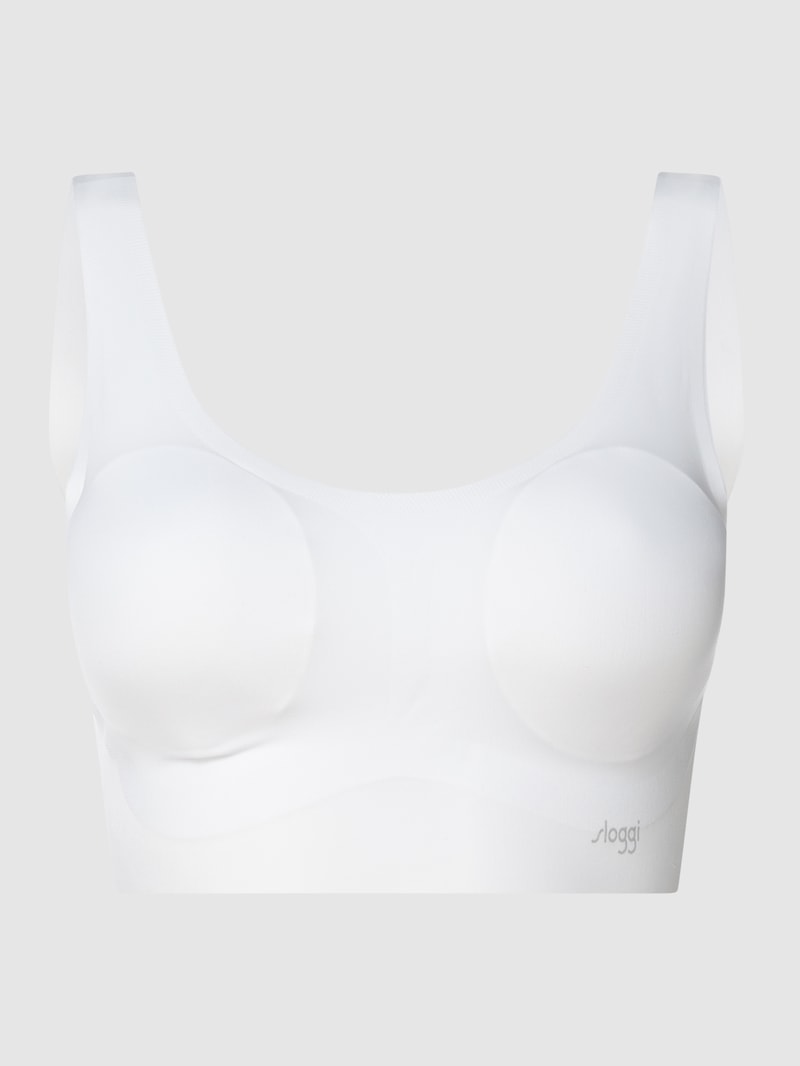 Bustier aus Mikrofaser in weiß