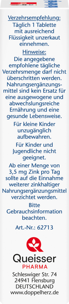 Haut + Haare + Nägel Tabletten (30 Stück), 19,9 g