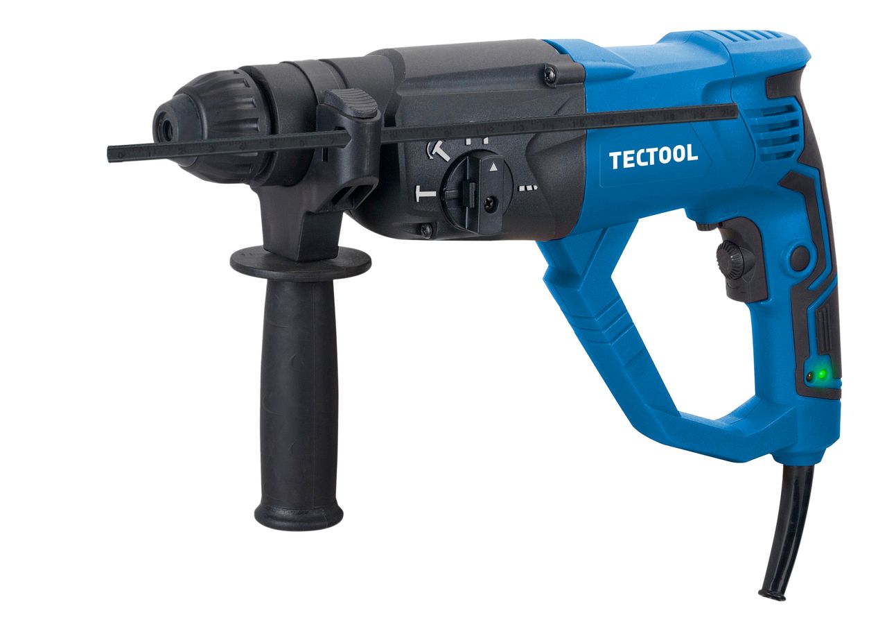 TECTOOL SDS-PLUS BOHRHAMMER TRH 1050 [230V - EU] - 1050W, 0-1100 U/MIN, 3J, INKL. TRANSPORTKOFFER, BOHRER, MEIßEL