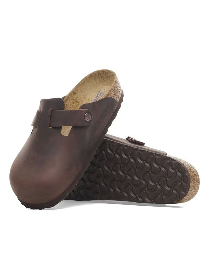 Birkenstock Leder-Clogs 