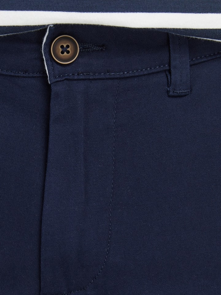 Jack & Jones Stoffhose / Chino JJIMARCO JJDAVE AKM NAVY BLAZER slim in Blau günstig kaufen