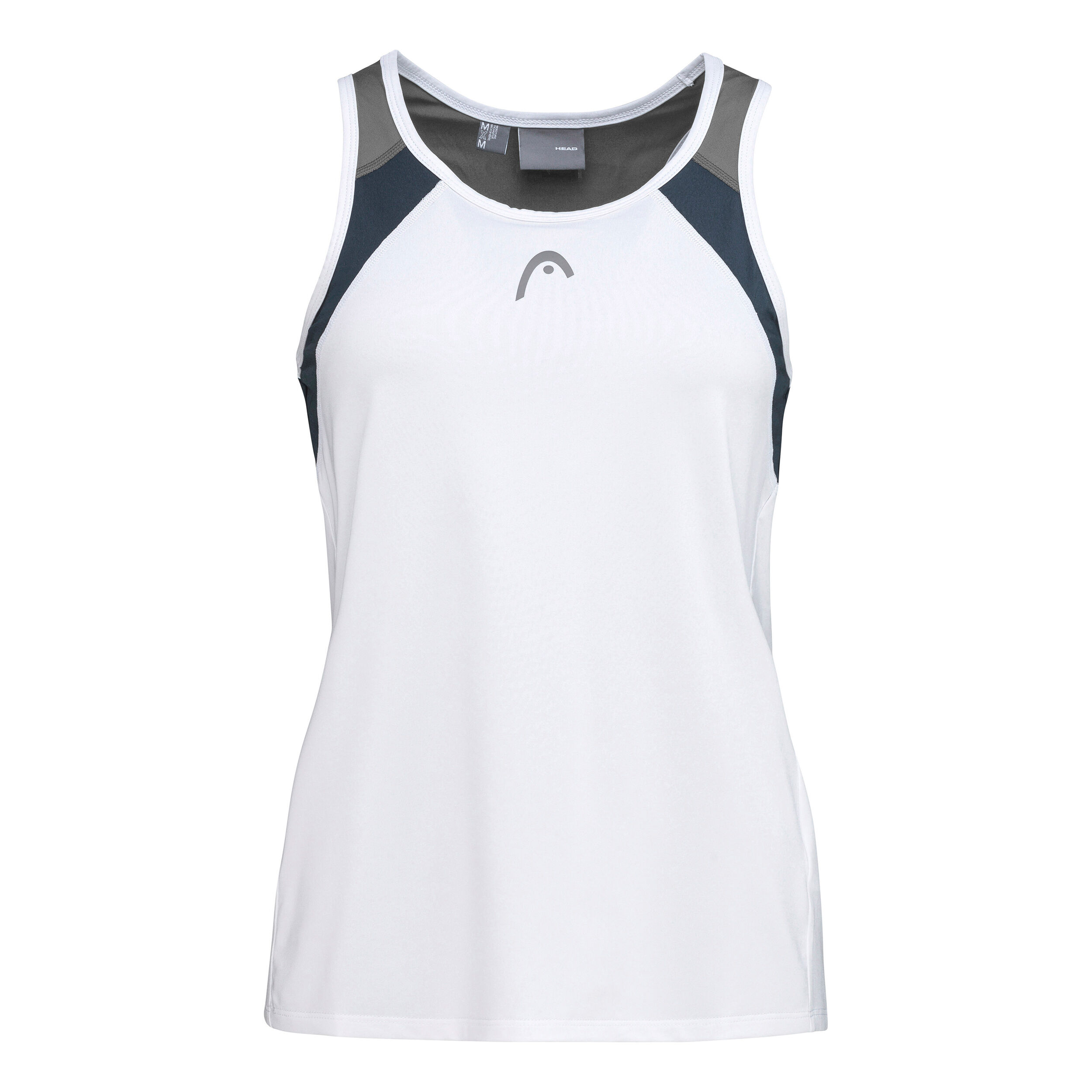 Club 22 Tank-Top Damen - Weiß, Dunkelblau